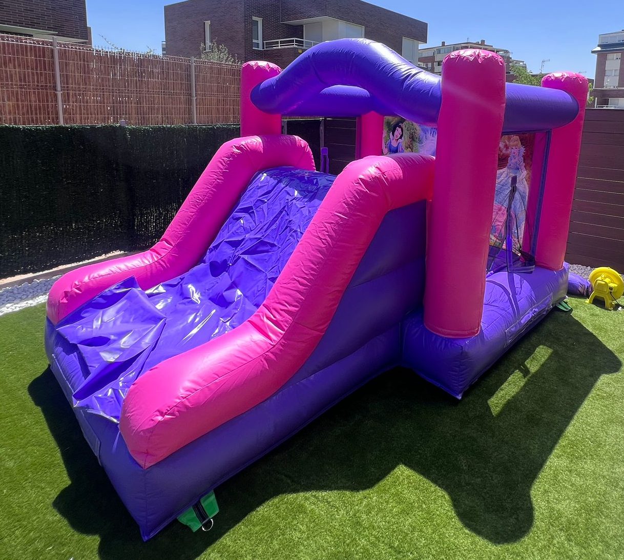 Castillo Hinchable Princesas y Unicornios M