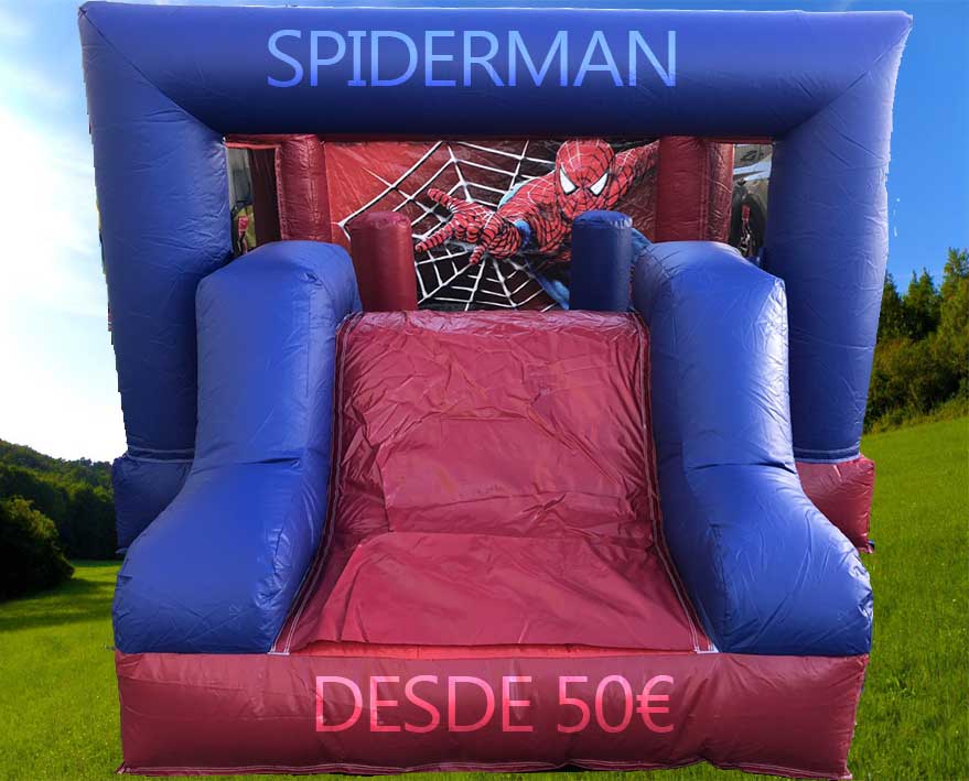 castillo hinchable spiderman