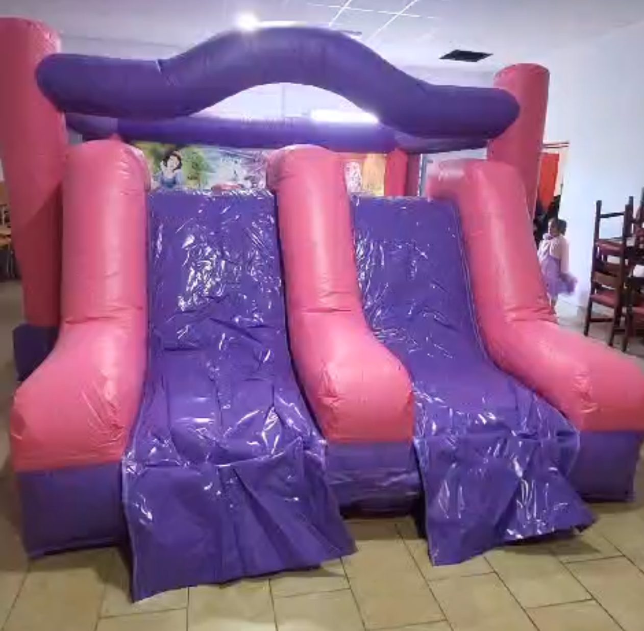 Doble Tobogan Princesas y Unicornios